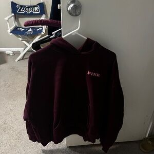 Pink Maroon Hoodie